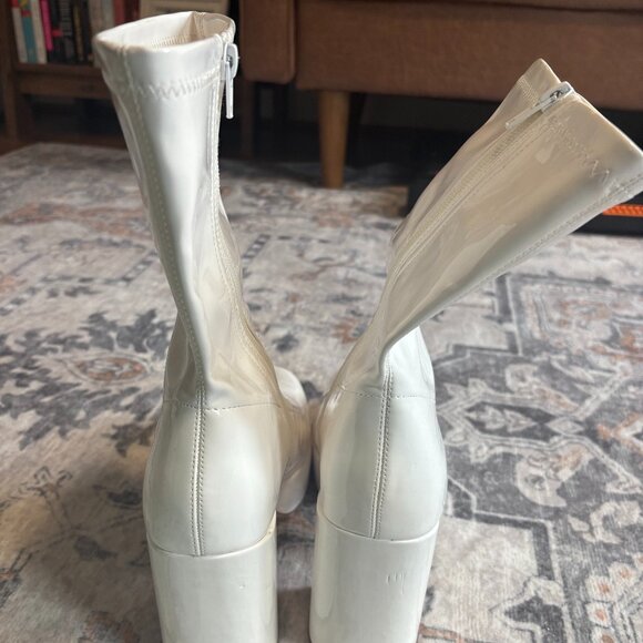 Dream Pairs Y2K Square Toe Platform Mid-Calf Go-Go boots - Picture 4 of 4